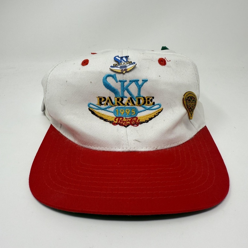 Vintage Sky Parade Hat Cap Snap Back Mens One Size Balloon Cobra Caps 90s
